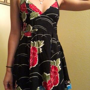 Black Floral Dress